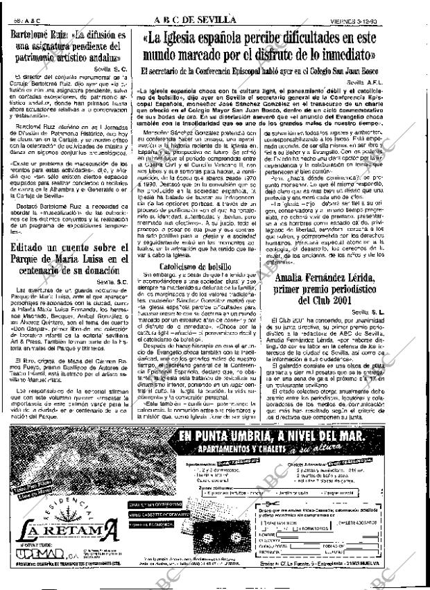 ABC SEVILLA 03-12-1993 página 58