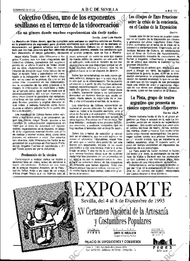 ABC SEVILLA 05-12-1993 página 73