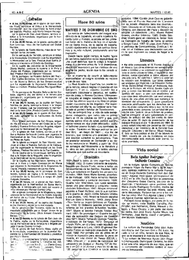 ABC SEVILLA 07-12-1993 página 62