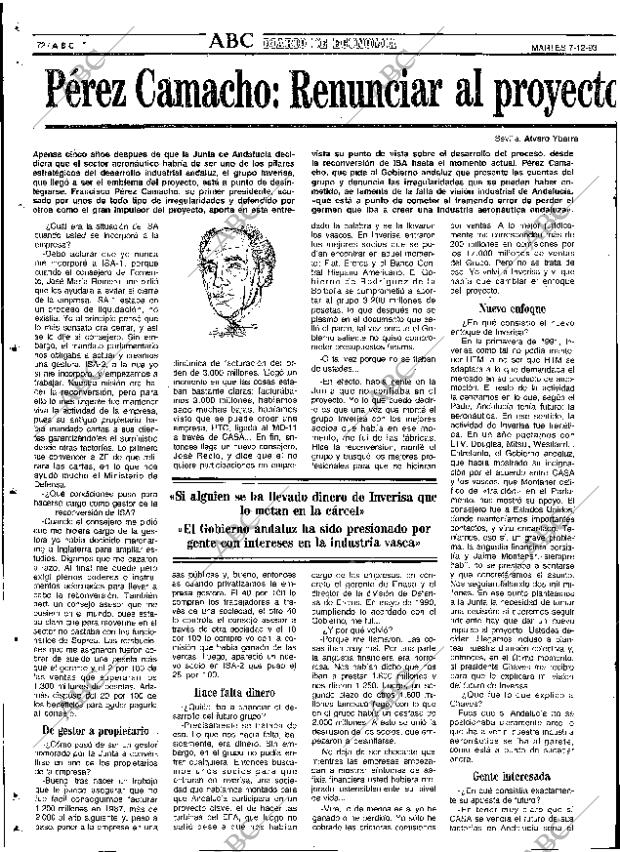 ABC SEVILLA 07-12-1993 página 72
