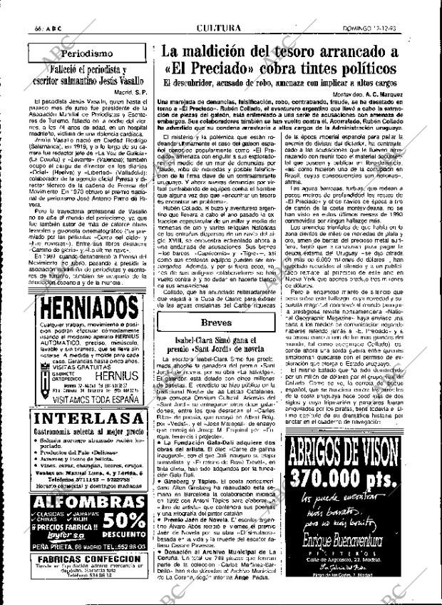 ABC MADRID 12-12-1993 página 66