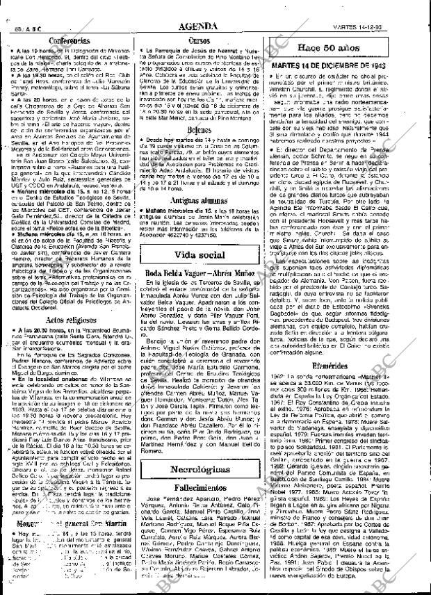 ABC SEVILLA 14-12-1993 página 68