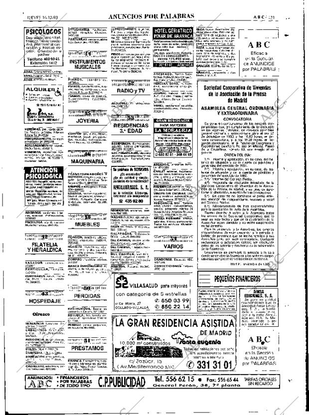 ABC MADRID 16-12-1993 página 131