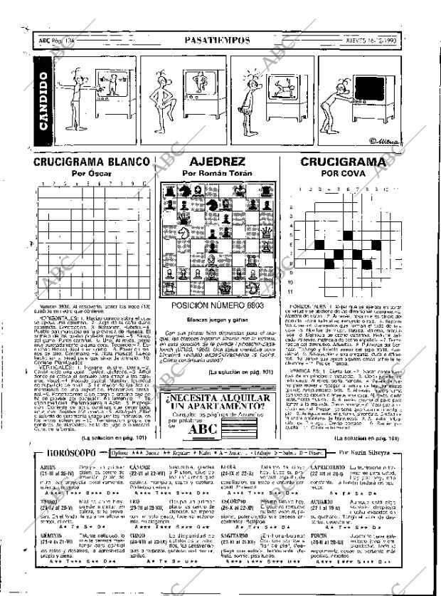 ABC MADRID 16-12-1993 página 134