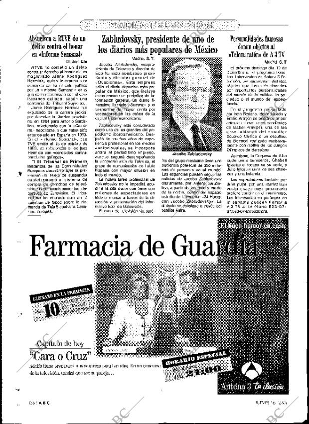 ABC MADRID 16-12-1993 página 138