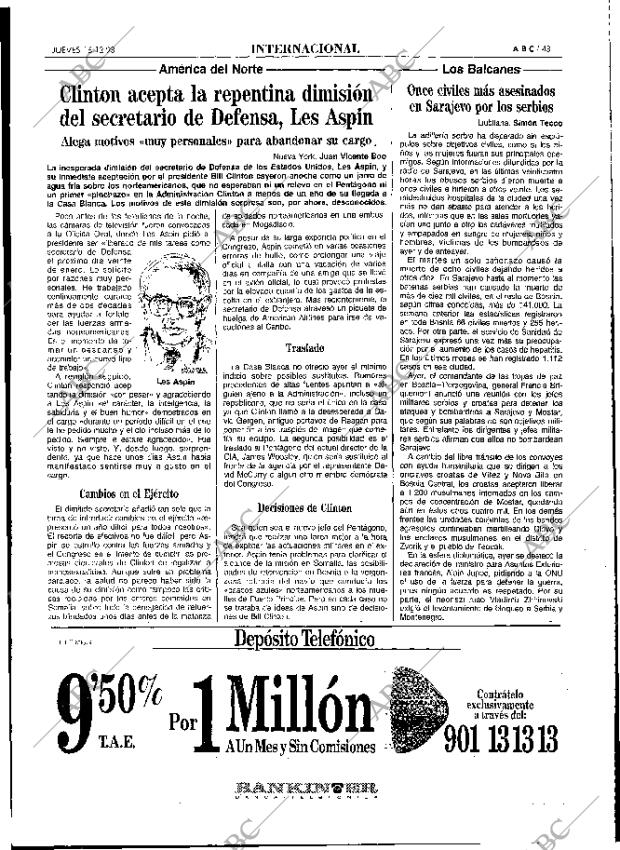 ABC MADRID 16-12-1993 página 43