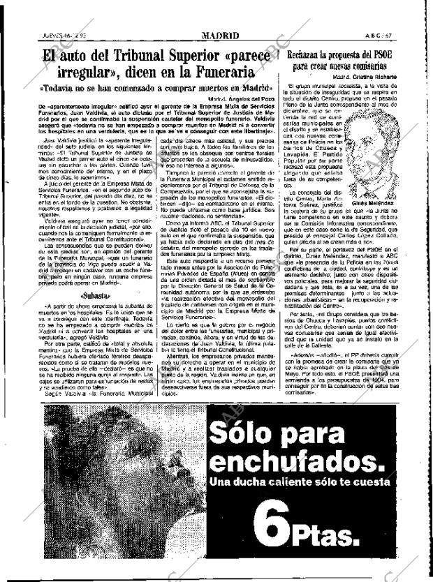 ABC MADRID 16-12-1993 página 67