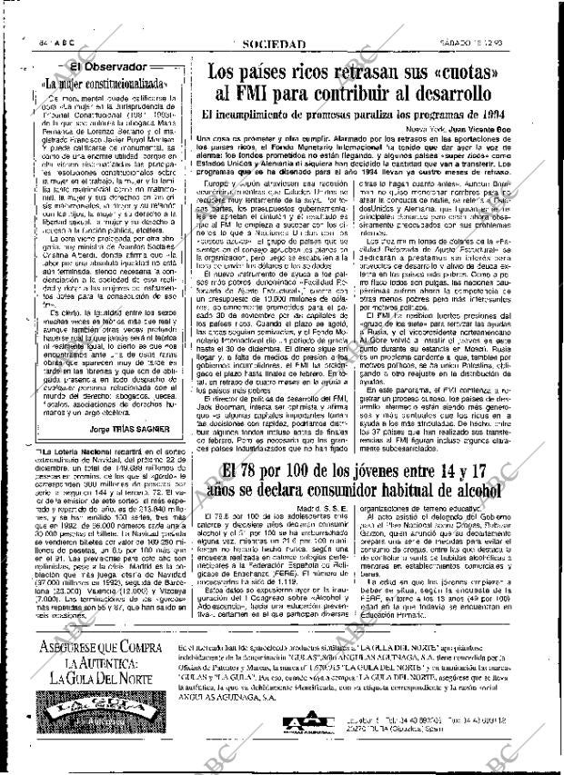 ABC MADRID 18-12-1993 página 84