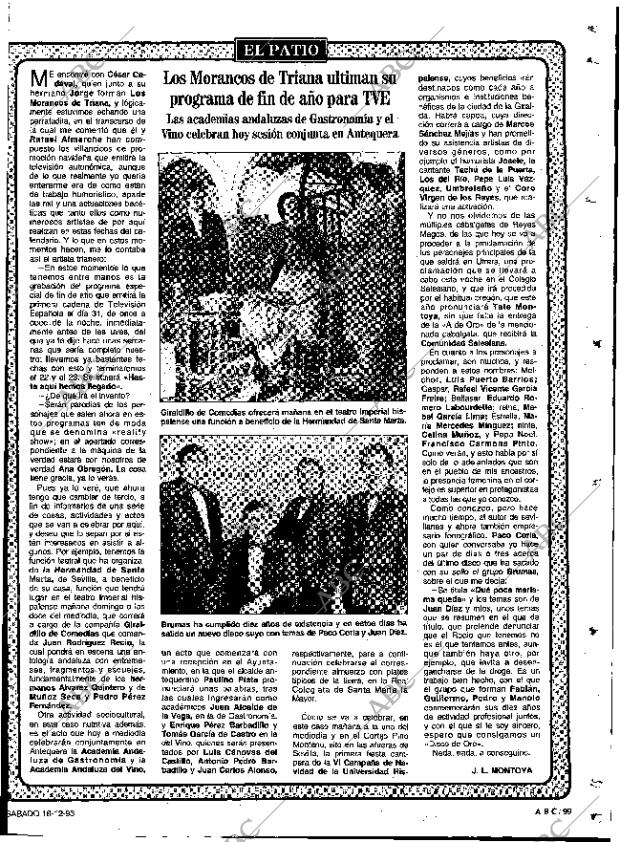 ABC SEVILLA 18-12-1993 página 99