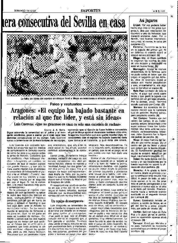 ABC SEVILLA 19-12-1993 página 101