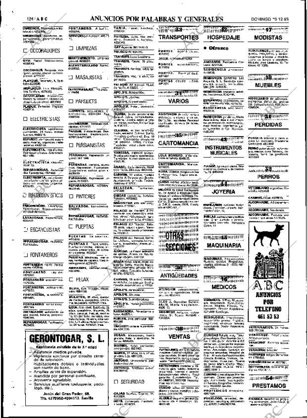 ABC SEVILLA 19-12-1993 página 124