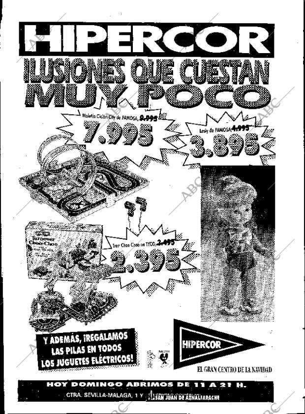 ABC SEVILLA 19-12-1993 página 22