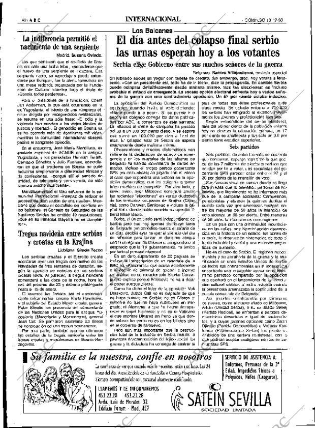 ABC SEVILLA 19-12-1993 página 40