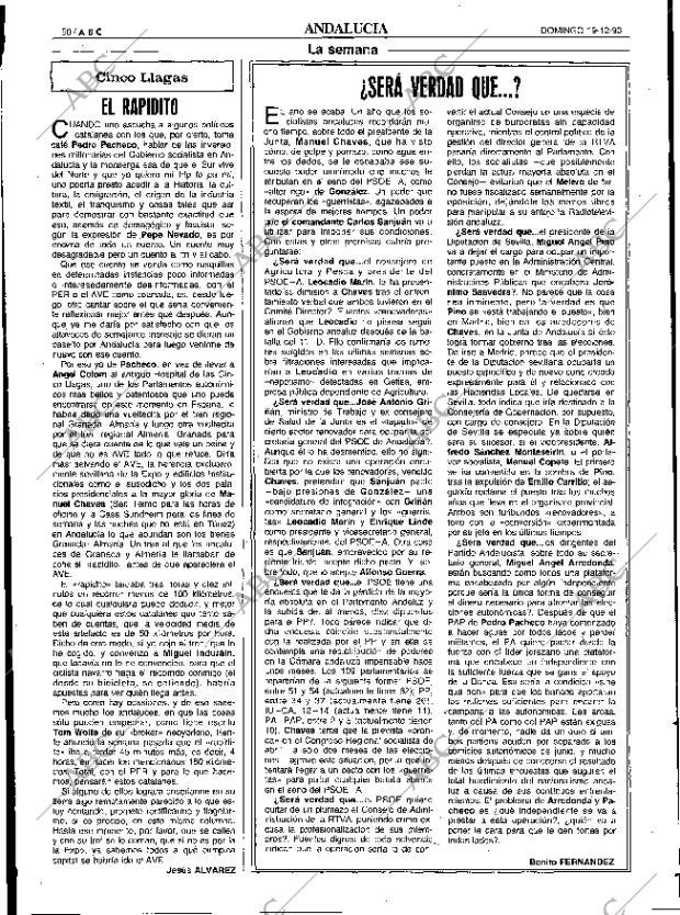 ABC SEVILLA 19-12-1993 página 50