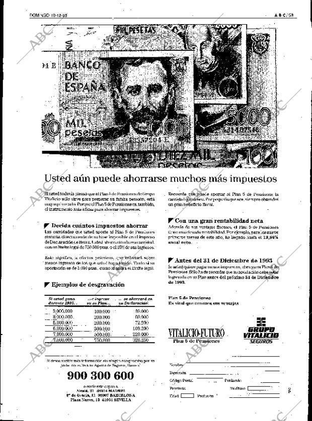 ABC SEVILLA 19-12-1993 página 53