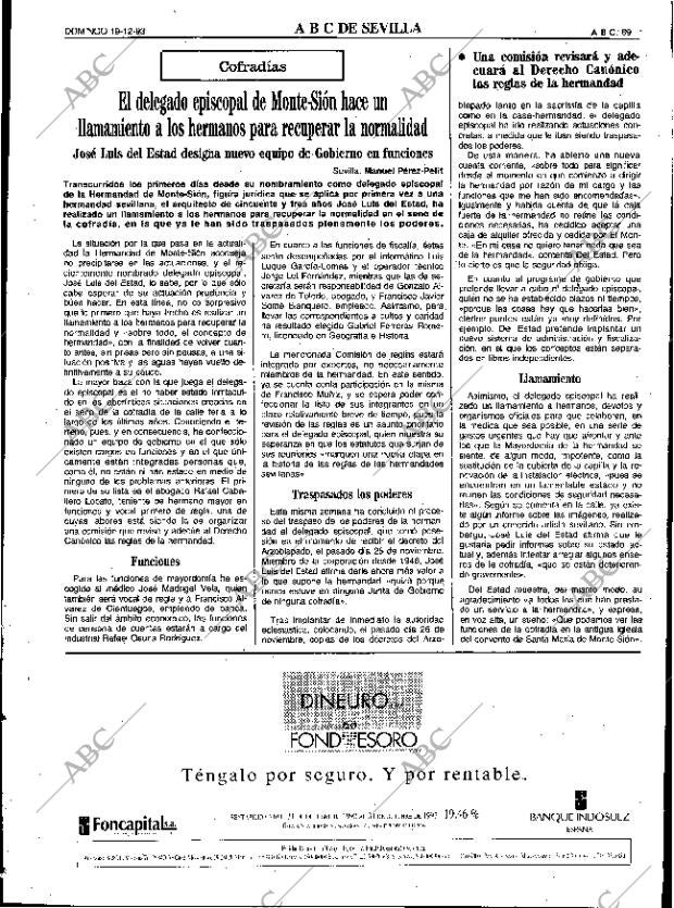ABC SEVILLA 19-12-1993 página 69