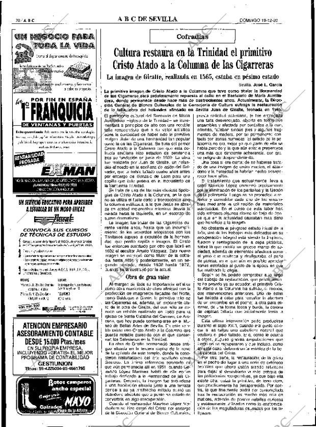 ABC SEVILLA 19-12-1993 página 70