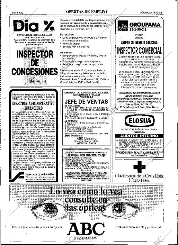 ABC SEVILLA 19-12-1993 página 84