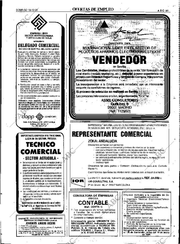 ABC SEVILLA 19-12-1993 página 85