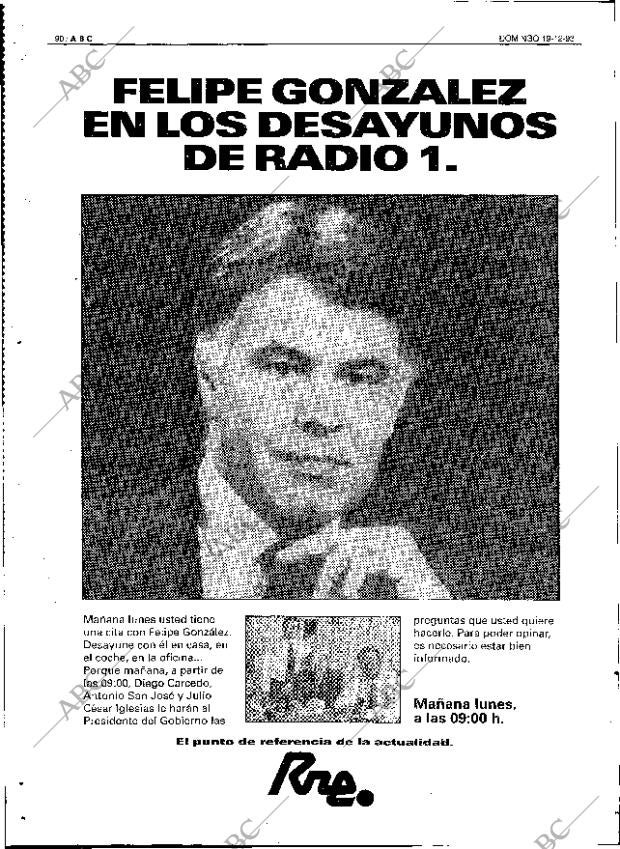 ABC SEVILLA 19-12-1993 página 90