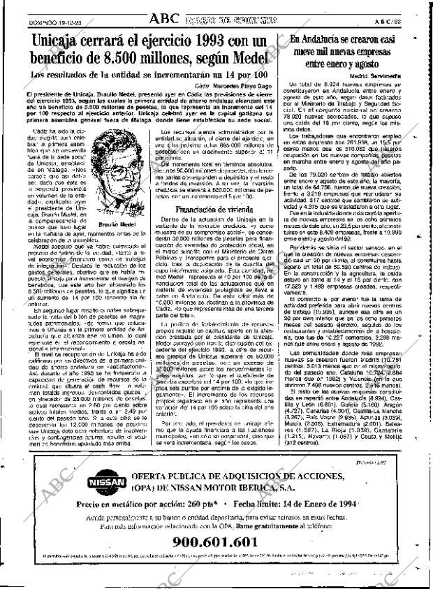 ABC SEVILLA 19-12-1993 página 93
