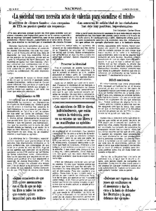 ABC SEVILLA 20-12-1993 página 20