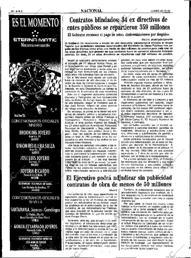 ABC SEVILLA 20-12-1993 página 24