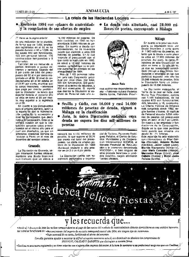 ABC SEVILLA 20-12-1993 página 37