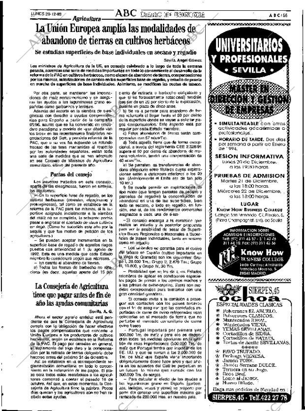 ABC SEVILLA 20-12-1993 página 55