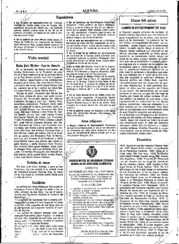ABC SEVILLA 20-12-1993 página 68