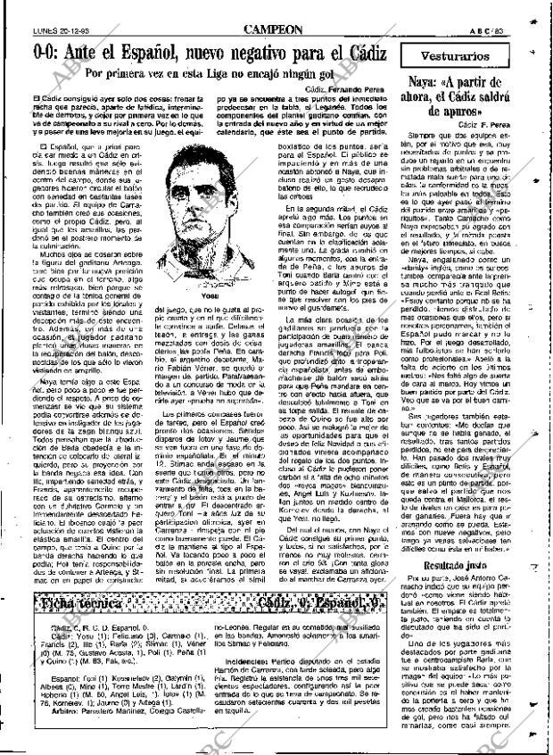 ABC SEVILLA 20-12-1993 página 83