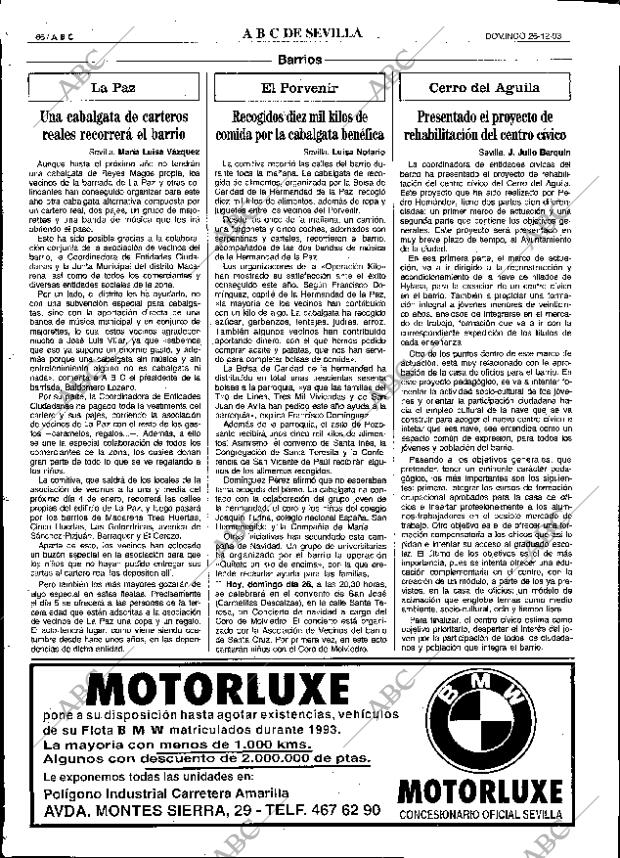 ABC SEVILLA 26-12-1993 página 66