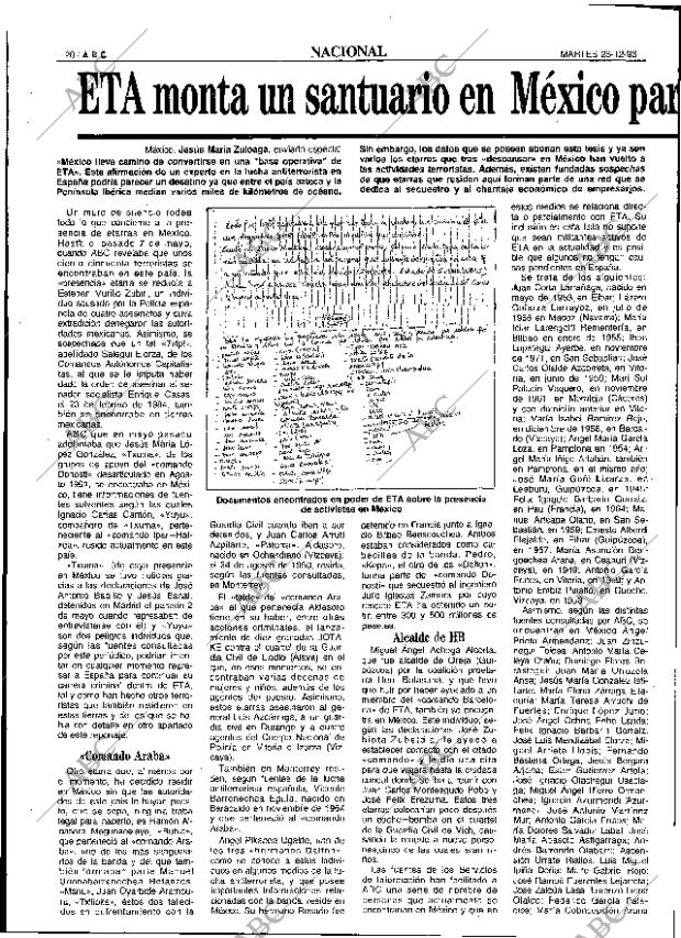 ABC SEVILLA 28-12-1993 página 20
