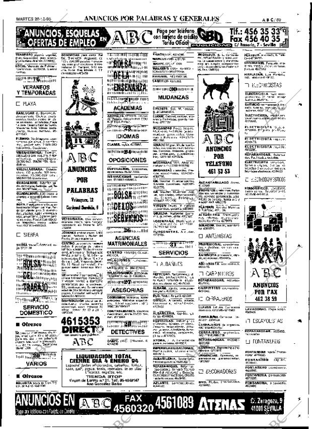 ABC SEVILLA 28-12-1993 página 89