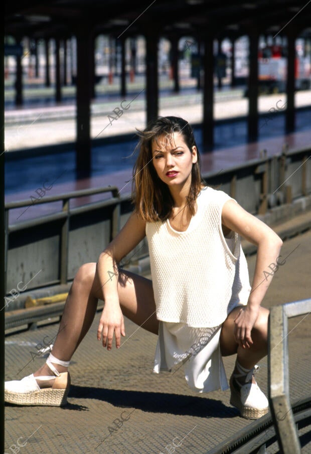 Retrato de la modelo Paz Gómez