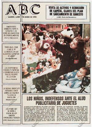 ABC MADRID 03-01-1994 página 1