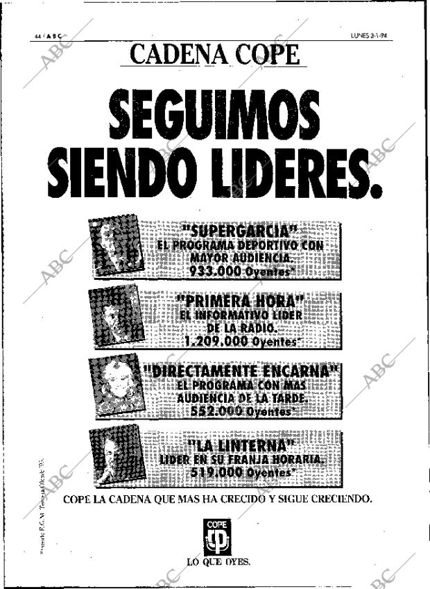 ABC MADRID 03-01-1994 página 44