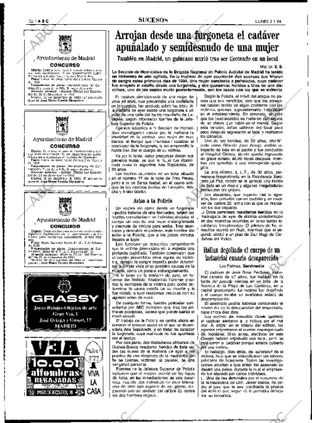 ABC MADRID 03-01-1994 página 52