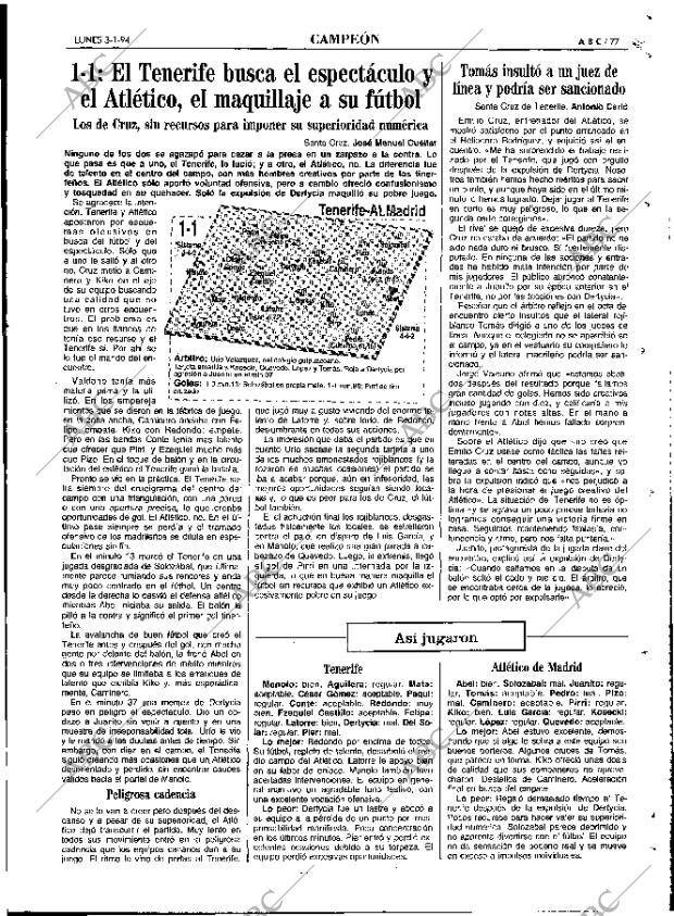 ABC MADRID 03-01-1994 página 77