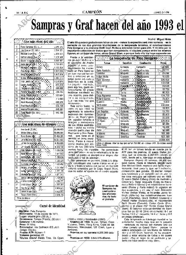 ABC MADRID 03-01-1994 página 86