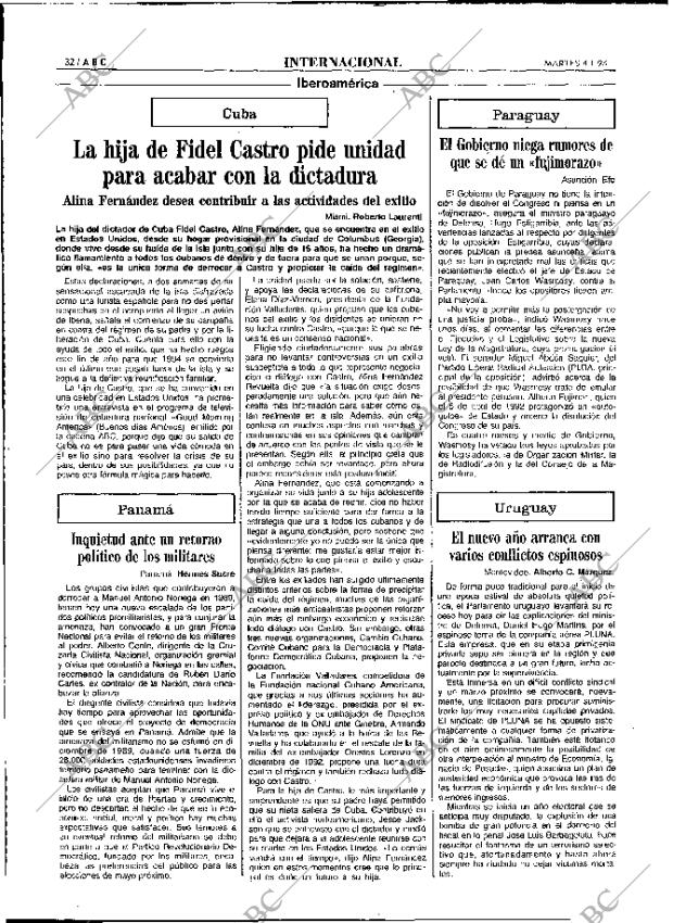 ABC MADRID 04-01-1994 página 32