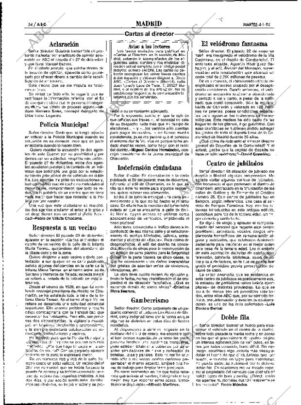ABC MADRID 04-01-1994 página 54