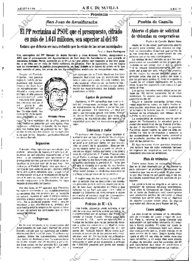 ABC SEVILLA 06-01-1994 página 61