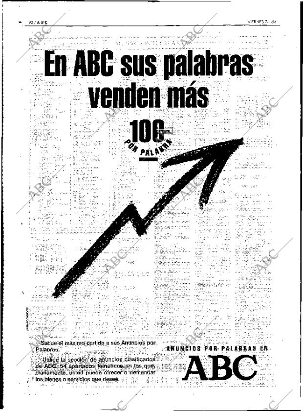 ABC MADRID 07-01-1994 página 92