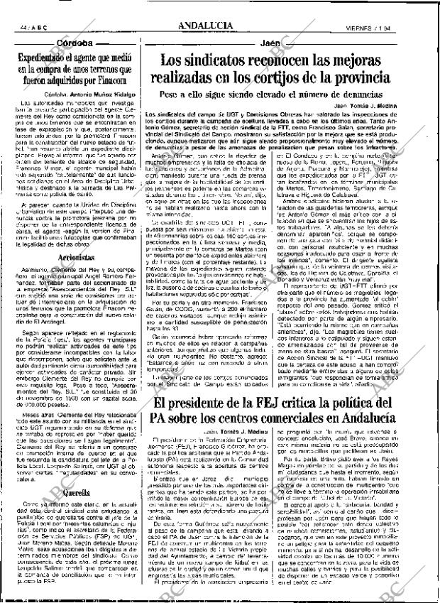 ABC SEVILLA 07-01-1994 página 44