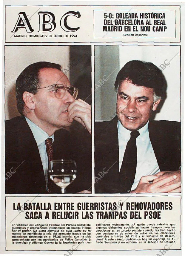 ABC MADRID 09-01-1994 página 1