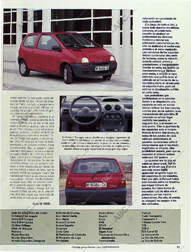 BLANCO Y NEGRO MADRID 09-01-1994 página 77