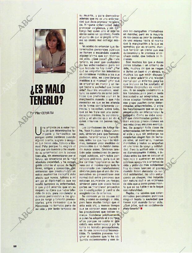 BLANCO Y NEGRO MADRID 09-01-1994 página 98