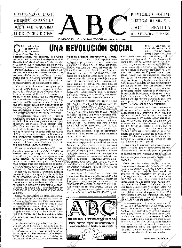 ABC SEVILLA 11-01-1994 página 3