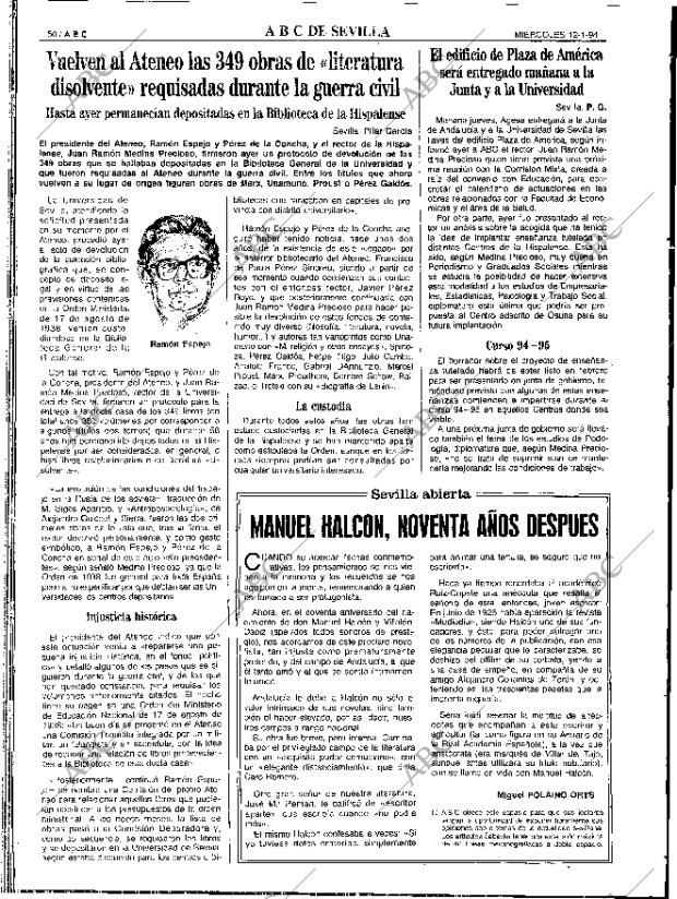 ABC SEVILLA 12-01-1994 página 50